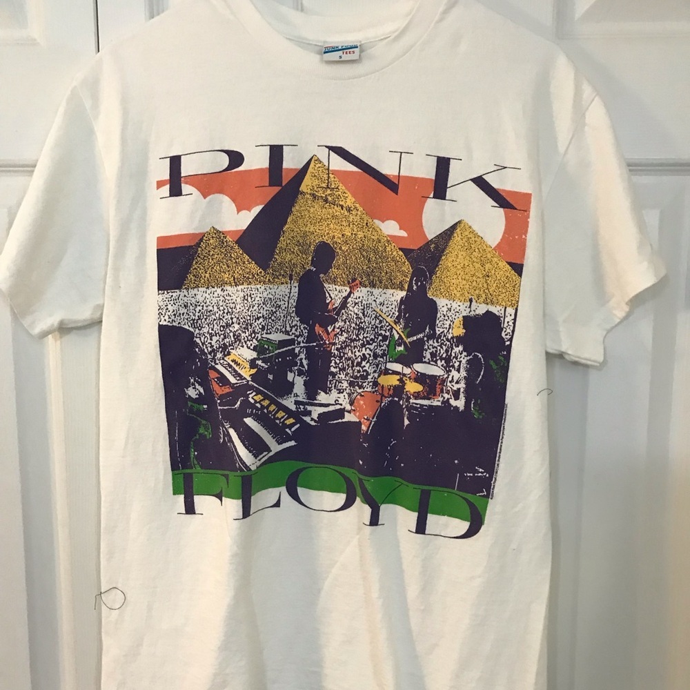 Pink Floyd Junk Food Tees White T-Shirt